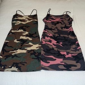 2 Camo Dresses (pink Camo & og camo)